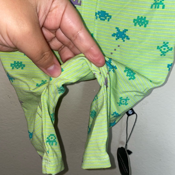 Sweet Bamboo 2T green soft bamboo onesie - Picture 6 of 8